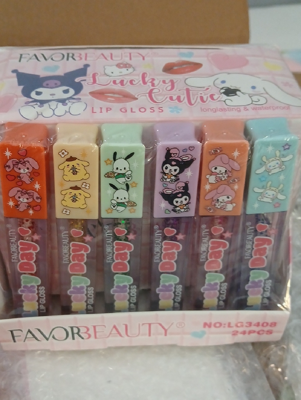 Lucky Cutie Lip Gloss Set - Multicolor